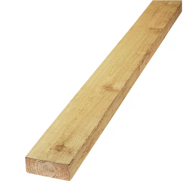 2x4x12' Standard & BTR S4S Western Red Cedar Knotty GR