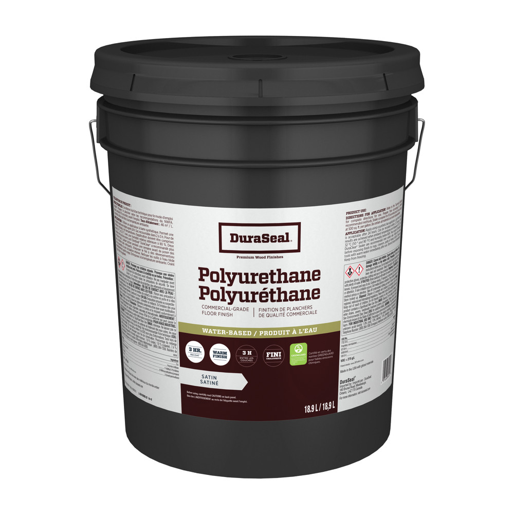 Duraseal Water Based Poly 5 Gal Satin