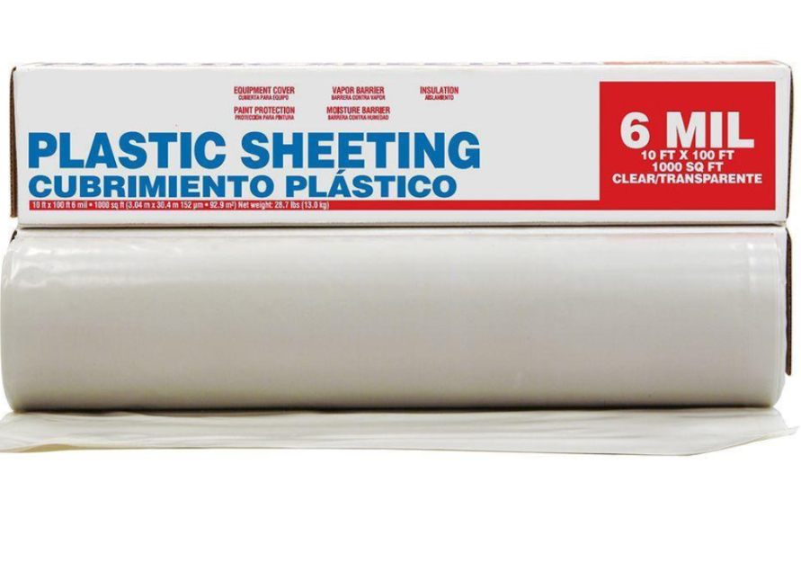 Poly-Cover Plastic Vapor Barrier 6 Mil 10'x100'