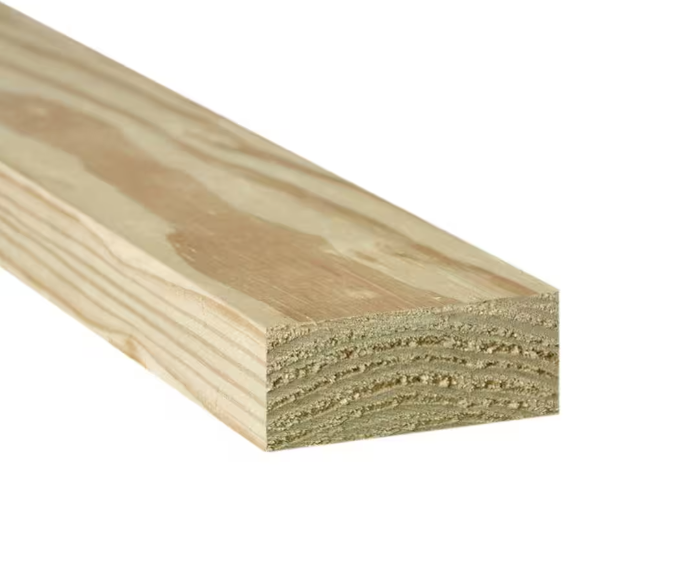 2x4x12' #2 SYP Pressure Treated GC