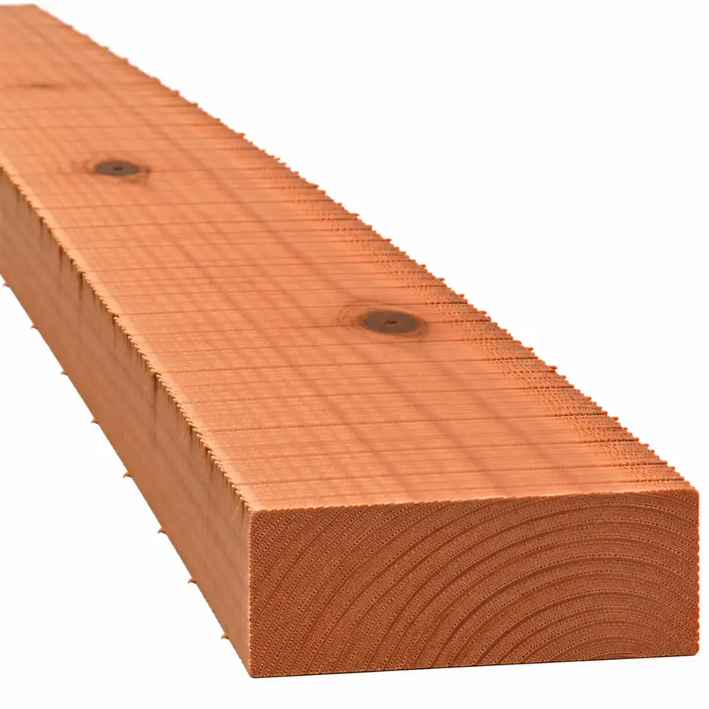 2x6x10' Appearance Grade Western Red Cedar Rough