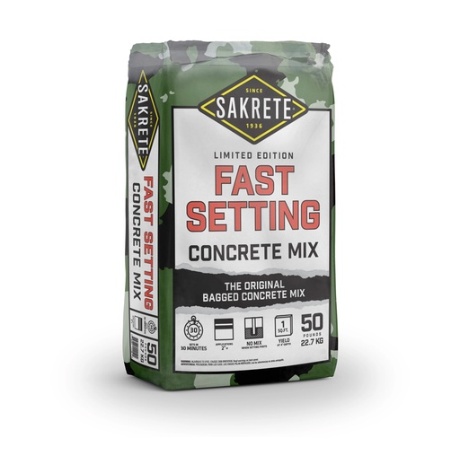 [SAK65305535] Sakrete Fastset 50lb Concrete