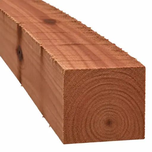 4x4x10' Appearance Grade Rough Western Red Cedar