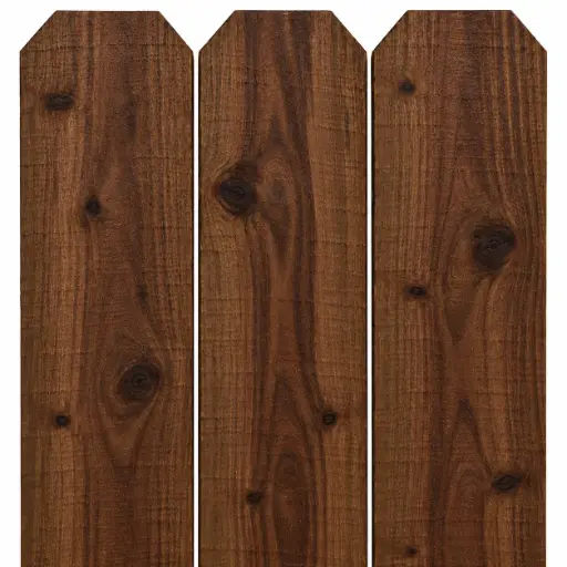 5/8x5.5x8' DE KD Cedar Prestained Dark Walnut Picket
